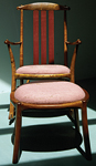Acacia Rocking Chair w/ Footstool