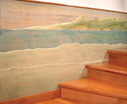 Bolinas Stairs West w/ Mural