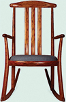 Caramel Rocking Chair